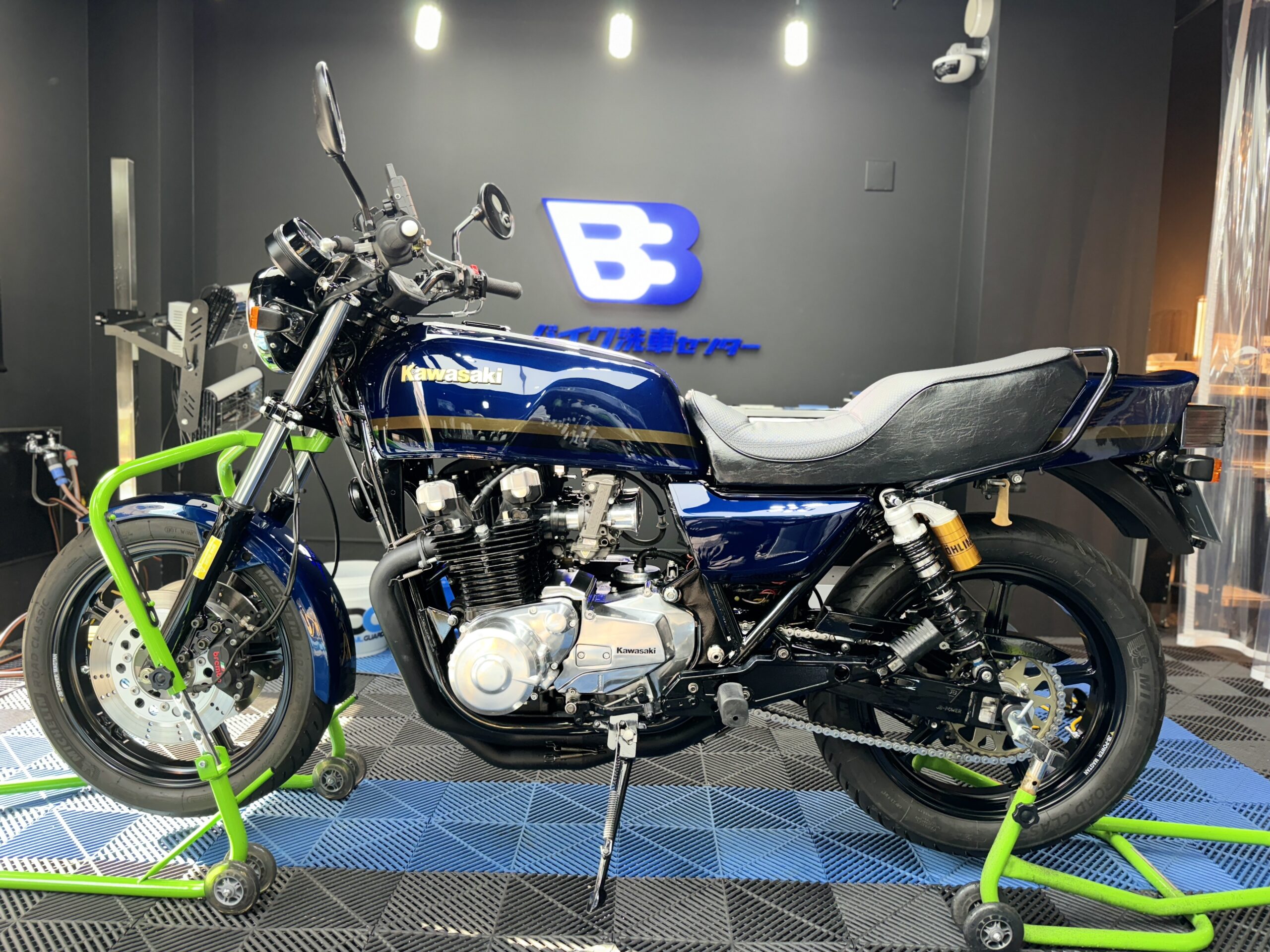 カワサキモータース・Z900RS SEの洗車コーティングをご利用のお客様の 