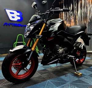 BB商会バイク洗車センター東京大田 Kawasaki Z125 PRO施工事例
