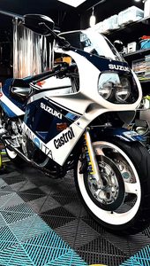 BBプレミアムガラスコーティング施工後のSUZUKI GSX-R1100